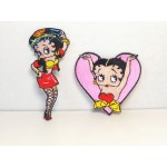 Betty Boop Patch Lot #18 Biker Babe & Pink Heart Designs
